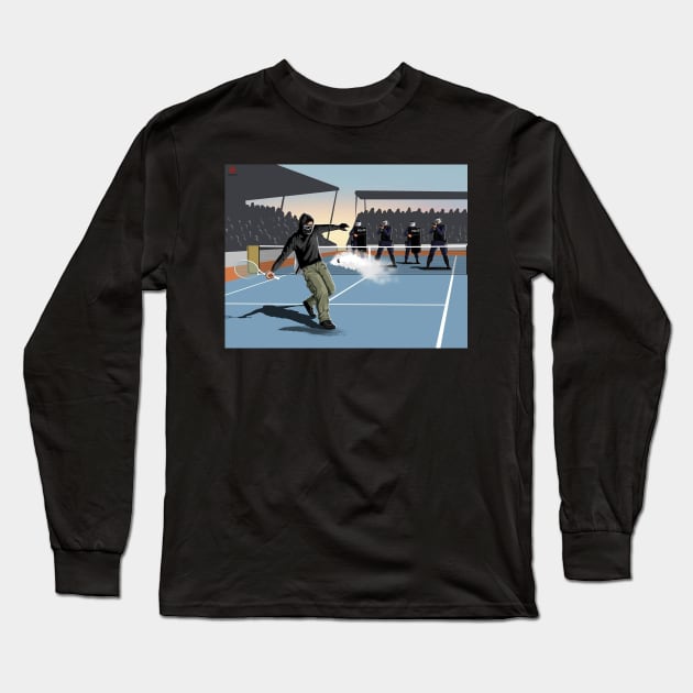 Tennis Ultras Long Sleeve T-Shirt by jajanikiteneng